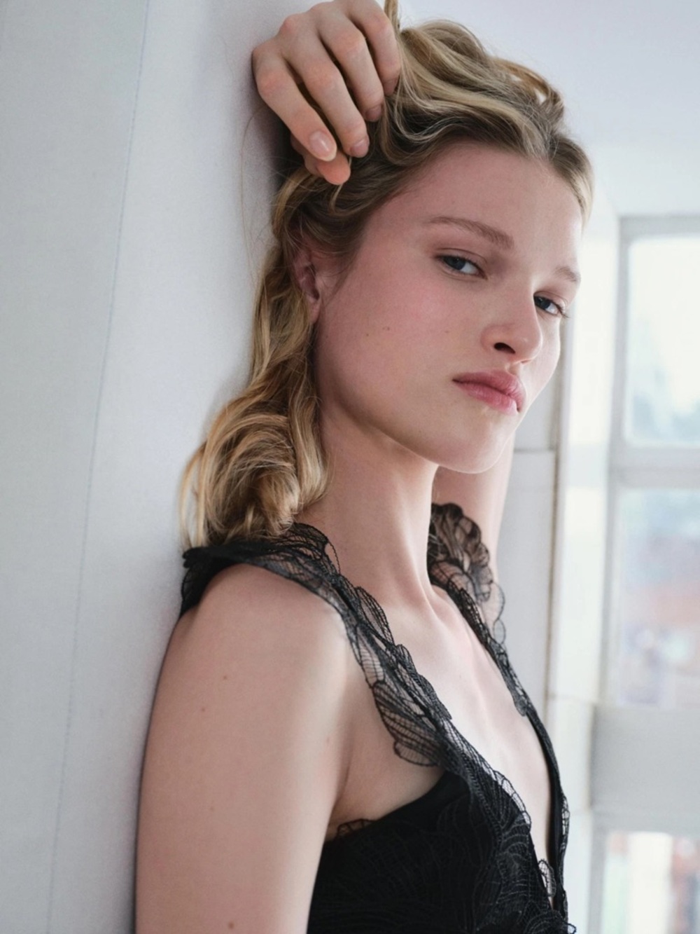 NWOT ZARA AW24 ZW COLLECTION LACE TRIM BRIEF DRESS 8369/515 BLACK LINGERIE DRESS - Picture 8 of 15